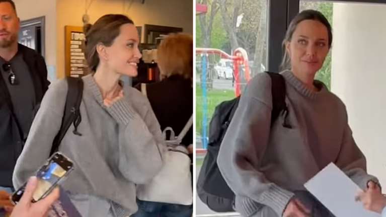 Αντζελίνα Τζολί: Στην Ουκρανία η διάσημη Αμερικανίδα ηθοποιός - Επισκέφθηκε τη Λβιβ [βίντεο]