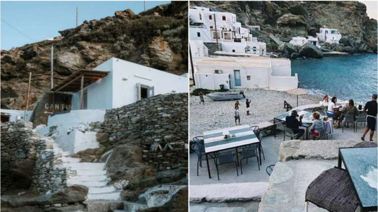 Cantina: Το βραβευμένο εστιατόριο στη Σίφνο όπου ο Μπάρακ Ομπάμα έφαγε μαζί με τον Τομ Χανκς [εικόνες]