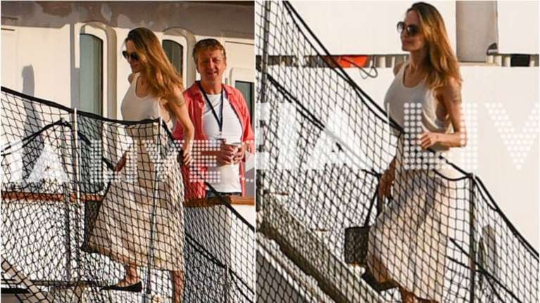 Αντζελίνα Τζολί: Η εντυπωσιακή της εμφάνιση στην θαλαμηγό του Ωνάση Χριστίνα- Τελευταία ημέρα γυρισμάτων στο Κατάκολο [εικόνες]