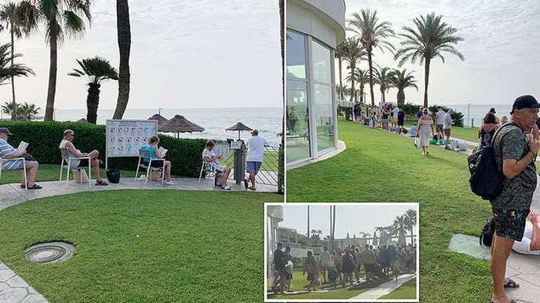 Ισπανία: Η μάχη της ξαπλώστρας στην Κόστα ντελ Σολ - Τουρίστες περιμένουν από τις 6.30 το πρωί για μια θέση στον ήλιο