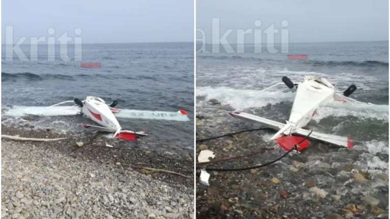 Χανιά: Αυτό είναι το μοιραίο μονοκινητήριο αεροσκάφος που έπεσε– Ξεβράστηκε σε παραλία κοντά στο αεροδρόμιο [εικόνες]