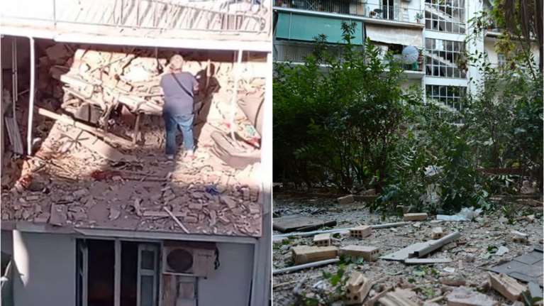 Βομβαρδισμένο τοπίο η πολυκατοικία με τη γιάφκα στους Αμπελόκηπους: Βίντεο δείχνει το εσωτερικό του διαμερίσματος