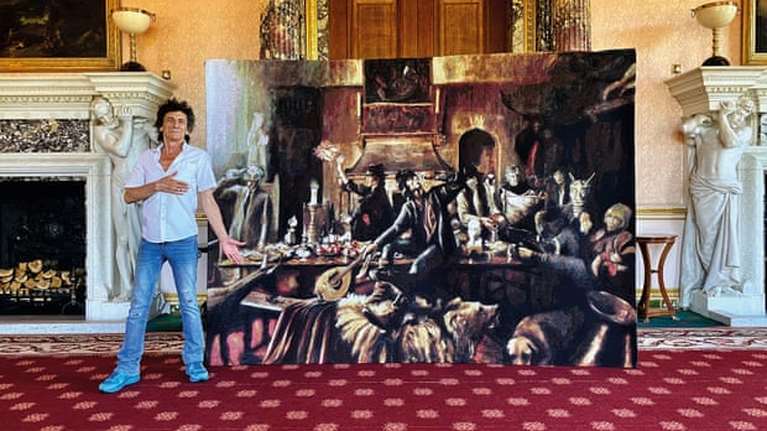 Ρόνι Γουντ των Ρόλινγκ Στόουνς: Σπουδαίος κιθαρίστας αλλά χάλια ζωγράφος