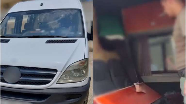 Έβρος: Η στιγμή που αστυνομικοί βρίσκουν μετανάστες κρυμμένους σε κρύπτη σε φορτηγάκι [βίντεο]