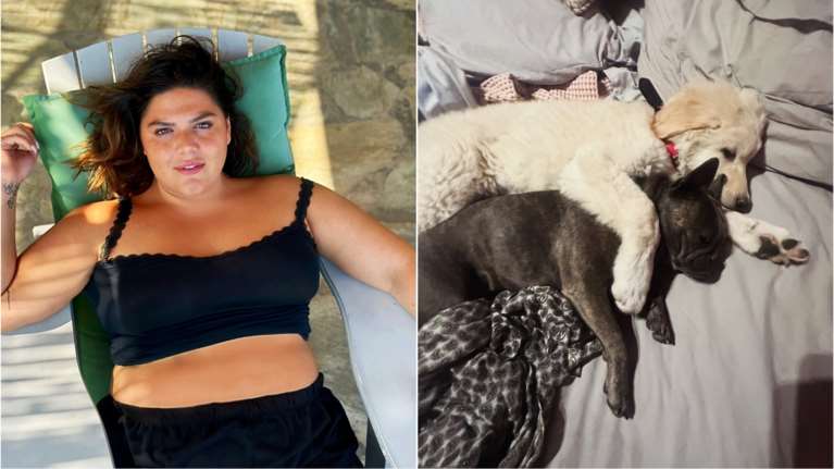 Νέα φιλενάδα στη ζωή της Δανάης Μπάρκα: Γνωρίστε την Τσοπάνα, τη νέα σκυλίτσα που υιοθέτησε