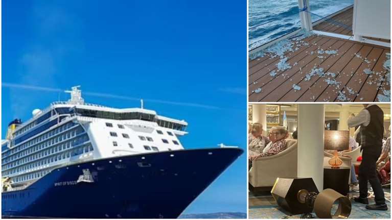 Κρουαζιέρα τρόμου για 1.000 επιβάτες: Επεσε σε καταιγίδα, "οι επιβάτες ούρλιαζαν για τη ζωή τους" [εικόνες - βίντεο]