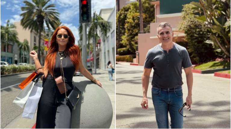 American dream για τη Σίσσυ Χρηστίδου: Στο Χόλιγουντ με τους γιους της και τον κουμπάρο της, Παύλο Σταματόπουλο [εικόνες]