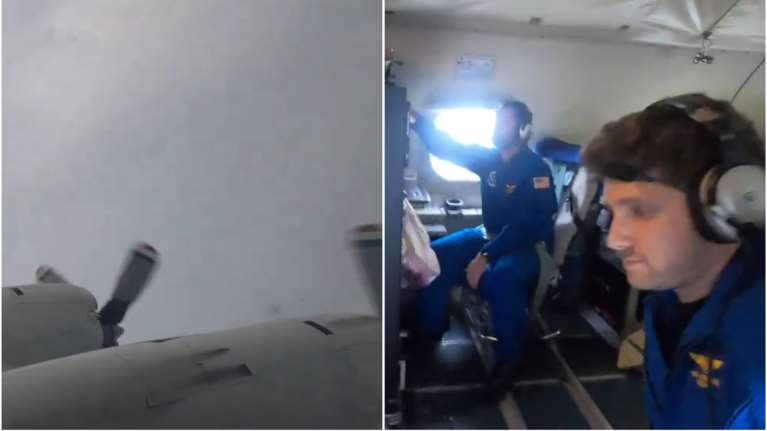 Κακοκαιρία ΗΠΑ: Ριψοκίνδυνοι επιστήμονες πετούν μέσα στον τυφώνα Μίλτον για να συλλέξουν δεδομένα [βίντεο]