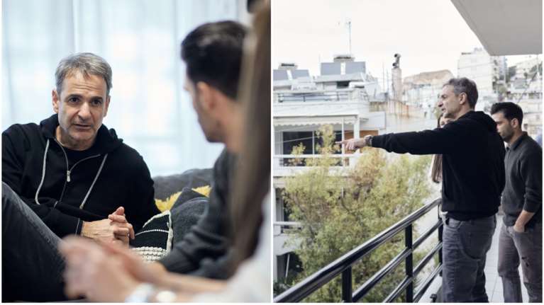 Κυριάκος Μητσοτάκης: Συναντήθηκε με ζευγάρι που αγόρασε σπίτι με το πρόγραμμα &quot;Σπίτι μου&quot; [εικόνες, βίντεο]