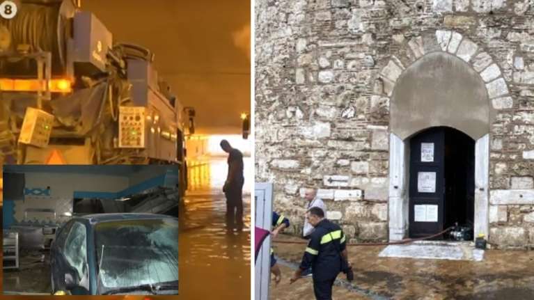 Πνίγηκε η Θεσσαλονίκη: Πλημμύρες σε ...Λευκό Πύργο και Εύοσμο - Προβλήματα σε Εύβοια και Βόλο [εικόνες - βίντεο]