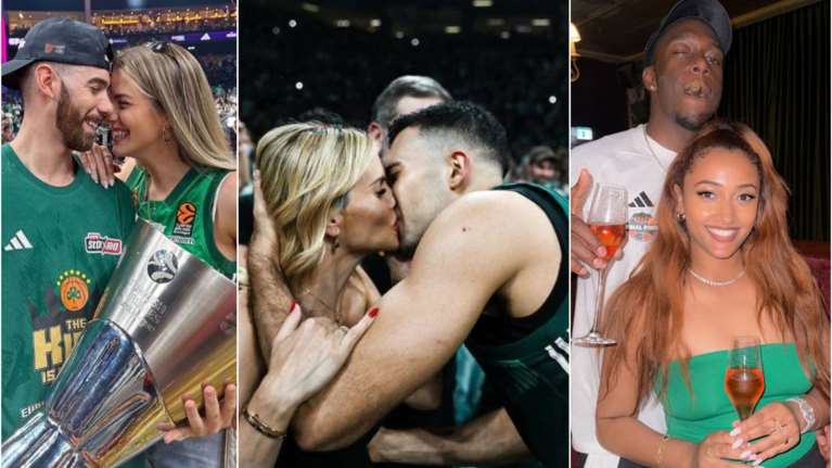 Παναθηναϊκός: Οι γυναίκες που βρίσκονται στο πλευρό των παιχτών που "ράψανε" το 7ο ευρωπαϊκό αστέρι