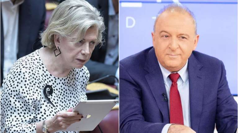 Εξαλλη η Ακρίτα με τον Καμπουράκη: Είμαι 40 χρόνια δημοσιογράφος και υποδείξεις από αυτόν δεν δέχομαι