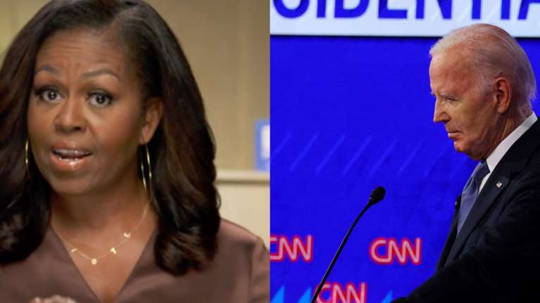 Δημοσκόπηση στις ΗΠΑ: 1 στους 3 Δημοκρατικούς ζητά απόσυρση του Μπάιντεν - Μόνο η Μισέλ Ομπάμα θα κέρδιζε τον Τραμπ