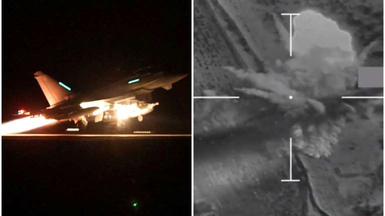 Υεμένη: Η στιγμή που βρετανικό αεροσκάφος χτυπάει εγκατάσταση των Χούθι - 5 νεκροί από τις επιθέσεις ΗΠΑ και Βρετανίας