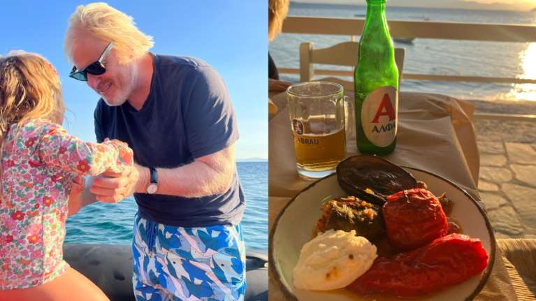 Οι άκρως ελληνικές διακοπές του αδυνατισμένου Μπόρις Τζόνσον: Το σπίτι στο Πήλιο, οι παραλίες και τα γεμιστά [εικόνες]