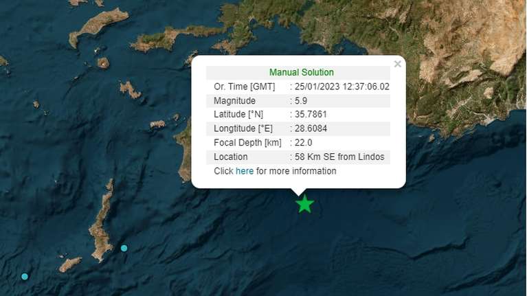 Σεισμός στη Ρόδο: Ανάστατοι οι κάτοικοι - Τι λένε οι σεισμολόγοι για τη σεισμική δόνηση των 5,9 Ρίχτερ