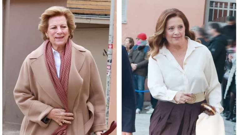 Άννα Μαρία και Αλεξία Ντε Γκρες: Η φωτογραφία από μοναστήρι στην Αίγινα