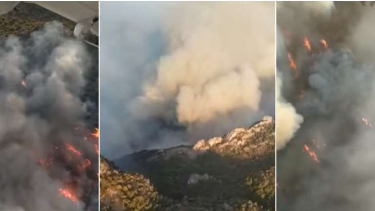 Φωτιές: Δεκαεπτά εναέρια μέσα και το Beriev επιχειρούν στην Εύβοια - Συγκλονιστικό βίντεο μέσα από τον ρωσικό γίγαντα