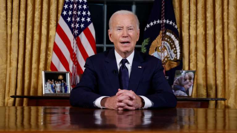 Διάγγελμα Μπάιντεν: Οι τύραννοι Πούτιν και Χαμάς θέλουν να αφανίσουν πλήρως μια γειτονική τους δημοκρατία
