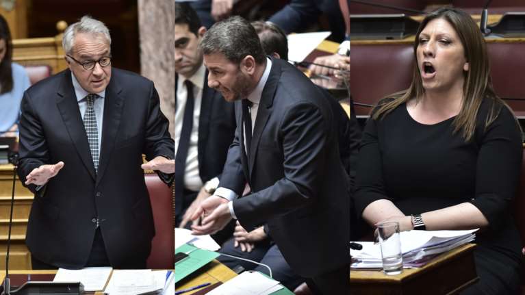 &quot;Μετωπική&quot; σύγκρουση Βορίδη-Ανδρουλάκη: &quot;Οι υπουργοί σας έπιναν ποτό την Κυριακή με επιχειρηματία&quot; - &quot;Αθώος&quot; φώναζε η Κωνσταντοπούλου