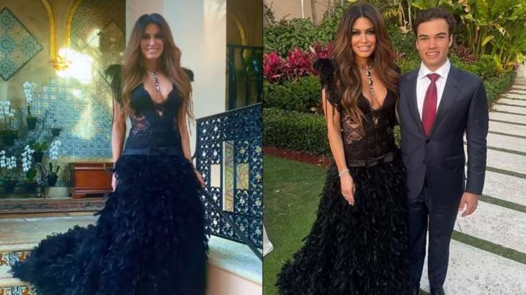 Κίμπερλι Γκιλφόιλ: Η χολιγουντιανή εμφάνιση στην έπαυλη του Τραμπ - Με μαύρη σέξι τουαλέτα και λαμπερό κολιέ [εικόνες]