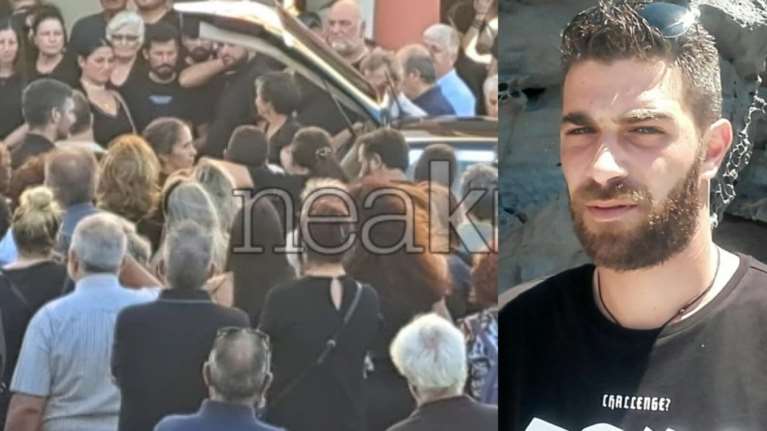 Κρήτη: Θλίψη και οδύνη στην κηδεία του 36χρονου Γιώργου - Έπεσε νεκρός από μπαλωθιές του μπατζανάκη του [εικόνες-βίντεο]