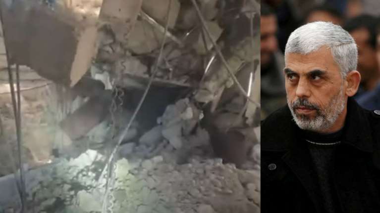 Νέο βίντεο από την εξόντωση του Σινουάρ: Η στιγμή που Ισραηλινοί στρατιώτες βρίσκουν τη σορό του