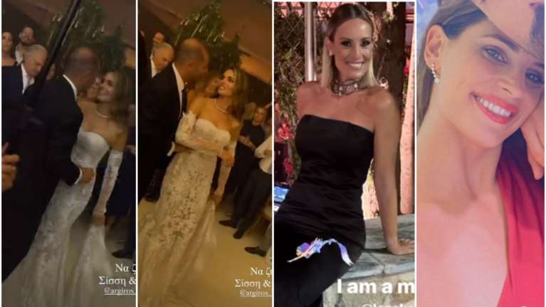 Γάμος Μελισσανίδη στο Πόρτο Ράφτη: Το δαντελένιο νυφικό, η κουμπάρα Μελέτη και η ολόχρυση Άννα Βίσση