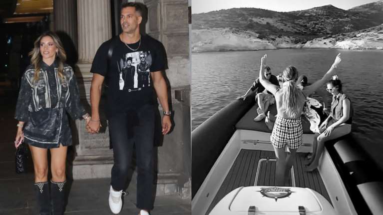 Αθηνά Οικονομάκου: Τρελός χορός με συρτάκι πάνω σε φουσκωτό και αποθέωση από τον Μπρούνο Τσερέλα [βίντεο]