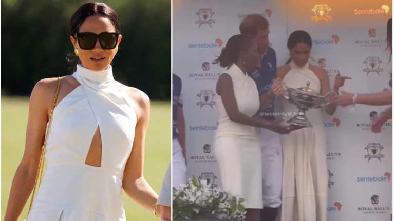 Η μεγάλη αμηχανία: Η στιγμή που η Μέγκαν Μαρκλ διώχνει μια μαύρη γυναίκα από το πλευρό του Χάρι στην απονομή