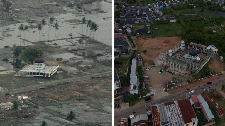 Είκοσι χρόνια από το φονικό τσουνάμι στην Ινδονησία - Ηχησαν τιμητικά οι σειρήνες συναγερμού - [Εικόνες - Βίντεο]
