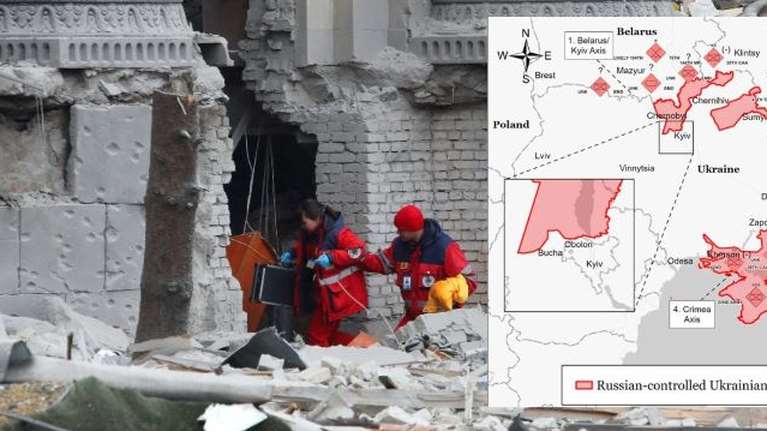 Ουκρανία: Σφίγγει τον κλοιό στο Κίεβο η Ρωσία - Βομβαρδίζει παντού [χάρτες]