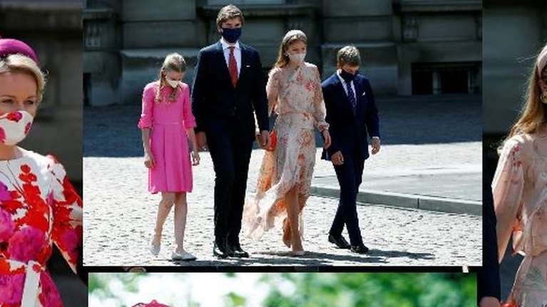 Το απαράμιλλο στιλ της βασιλικής οικογένειας του Βελγίου: Η βασίλισσα Ματθίλδη, η 18χρονη διάδοχος και τα floral [Εικόνες]