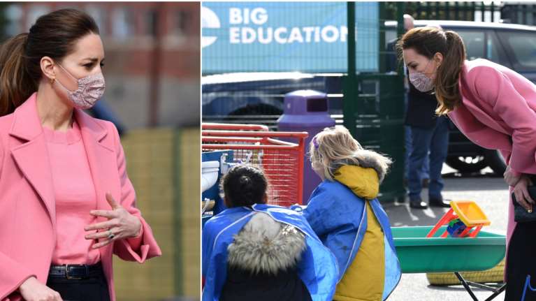 Μια Κέιτ φέρνει την Άνοιξη στο παλάτι: Η statement ροζ εμφάνιση και η &quot;απάντηση&quot; στη Μέγκαν