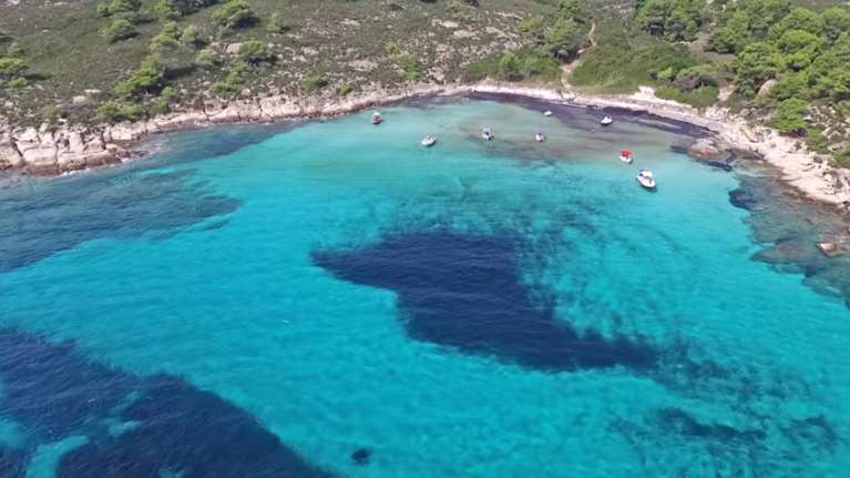 Λευκή όπως... Χαβάη: Η εξωτική παραλία της Χαλκιδικής με τα τιρκουάζ νερά και τη λευκή άμμο [βίντεο]