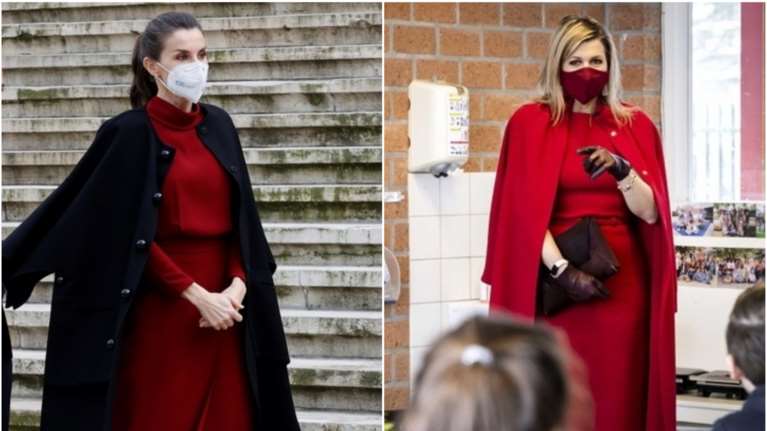 Οι... copy paste βασίλισσες: Κόντρα Λετίσια - Μαξίμα για ένα κόκκινο φόρεμα