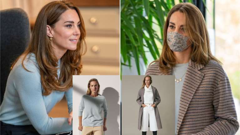 Η Κέιτ Μίντλετον στα καλύτερά της με κασμιρένιο πουλόβερ &amp; παλτό Massimo Dutti