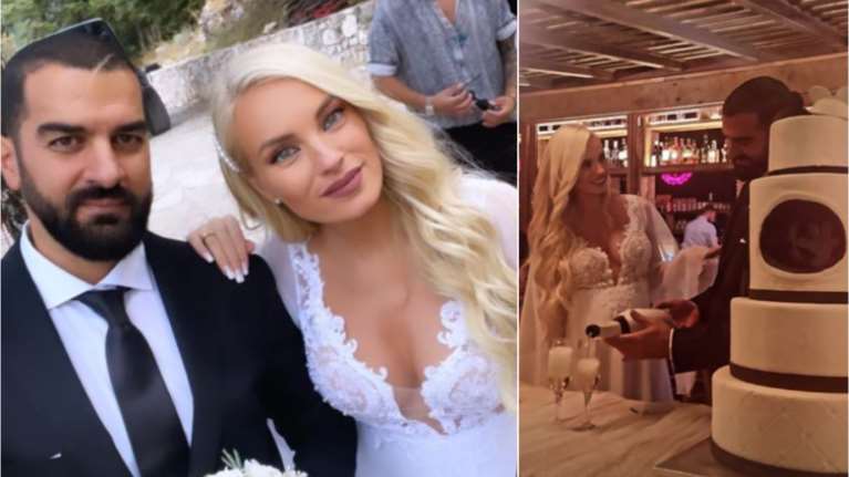Τζούλια Νόβα: Ο γάμος σε κιόσκι στην Πάρνηθα, το bridal look και το γαμήλιο πάρτι σε μπυραρία
