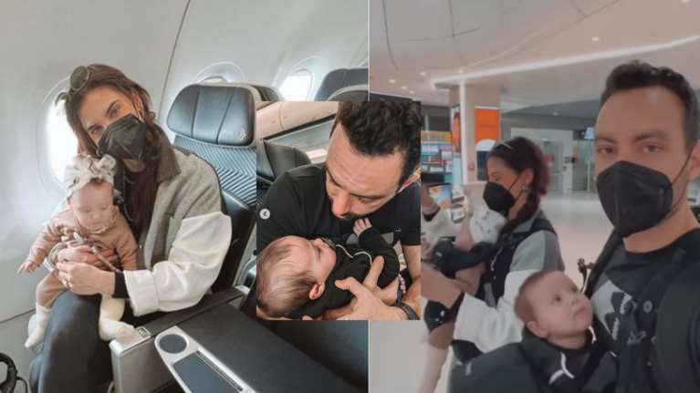 Αριάνα και Φιλίππα Τανιμανίδη: Εφυγαν για το πρώτο αεροπορικό ταξίδι - Με στιλ στο αεροπλάνο