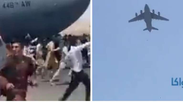 Χάος στο Αφγανιστάν: Απελπισμένοι πέφτουν στο κενό από τα αεροπλάνα που εγκαταλείπουν τη χώρα- Βίντεο σοκ