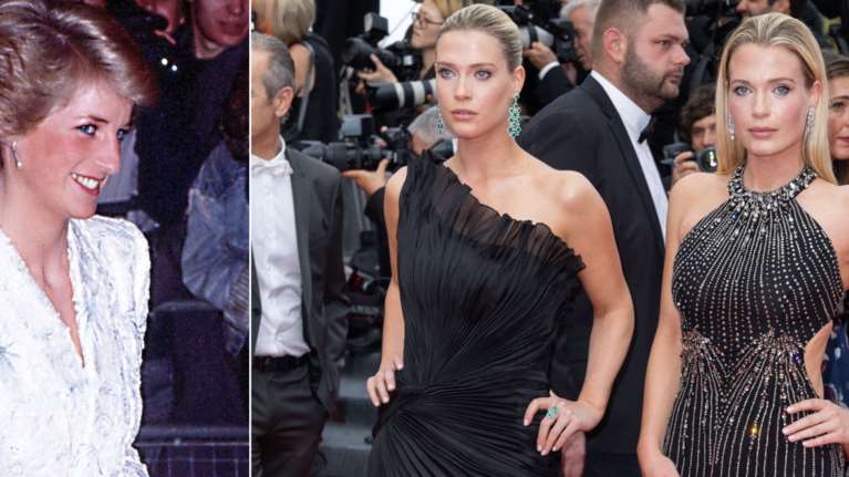 Δίδυμες στο κόκκινο χαλί: Οι ανιψιές της πριγκίπισσας Νταϊάνα στο Φεστιβάλ Καννών 35 χρόνια μετά τη θεία τους