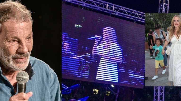 Σταύρος Ξαρχάκος - Ηρώ Σαΐα: Με τα δίδυμα παιδιά τους στην τιμητική βραδιά για τον καταξιωμένο μουσικοσυνθέτη