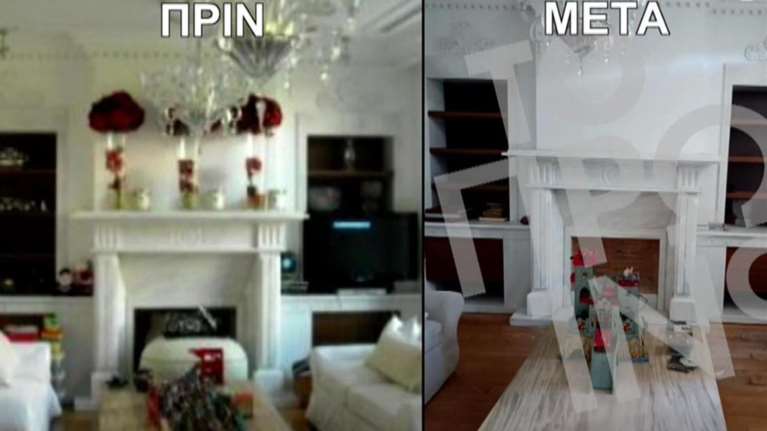 Ρήμαξαν το πανάκριβο σπίτι του Άκη Τσοχατζόπουλου στη Διονυσίου Αρεοπαγίτου - Έκλεψαν έπιπλα, ξήλωσαν το πάτωμα