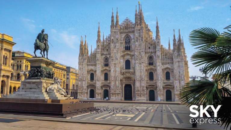 H SKY express ξεκινά τις απευθείας πτήσεις  Αθήνα - Μιλάνο