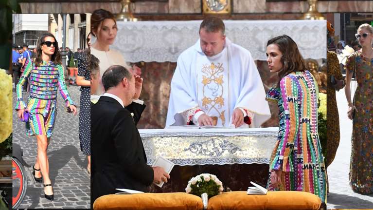 Οι πριγκίπισσες του Μονακό στη Ρώμη: Η &quot;πασαρέλα&quot; της Σαρλότ Κασιράγκι και της Μπεατρίς Μπορομέο σε vip γάμο