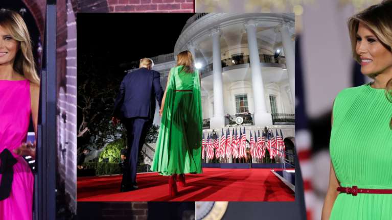 Μελάνια Τραμπ: Η Πρώτη Κυρία στη μάχη των εκλογών - Η σημειολογία πίσω από τα τολμηρά χρώματα που επιλέγει