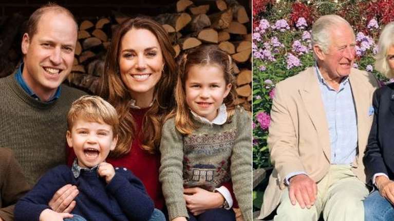 Βασιλικές χριστουγεννιάτικες κάρτες: Γαλαζοαίματοι σε σανό, υπάλληλος σε χρέη φωτογράφου