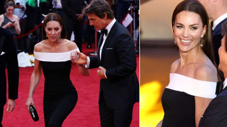 Η Κέιτ Μίντλετον μάγεψε τον Τομ Κρουζ: &quot;Παραβίαση πρωτοκόλλου&quot; στην πρεμιέρα του Top Gun