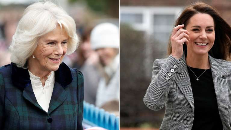 Κέιτ Μίντλετον - Καμίλα: Στιλιστική &quot;κόντρα&quot; σε καρό, το αγαπημένο look των γαλαζοαίματων