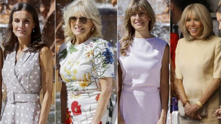 Οι πρώτες κυρίες και η Λετίσια σε στιλιστικές κόντρες: Τα φλοράλ, τα πουά και οι εσπαντρίγιες